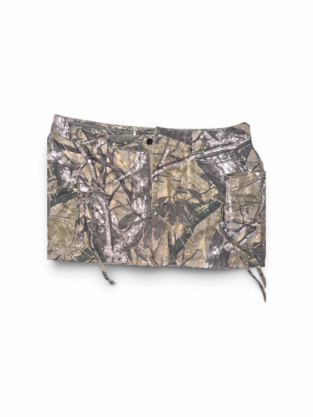 Fashion Nova Green Camo Utility Skort